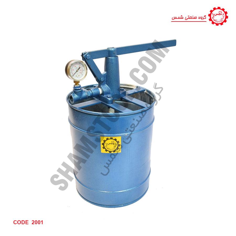 دستگاه تست لوله فلزی 10 بار شمس